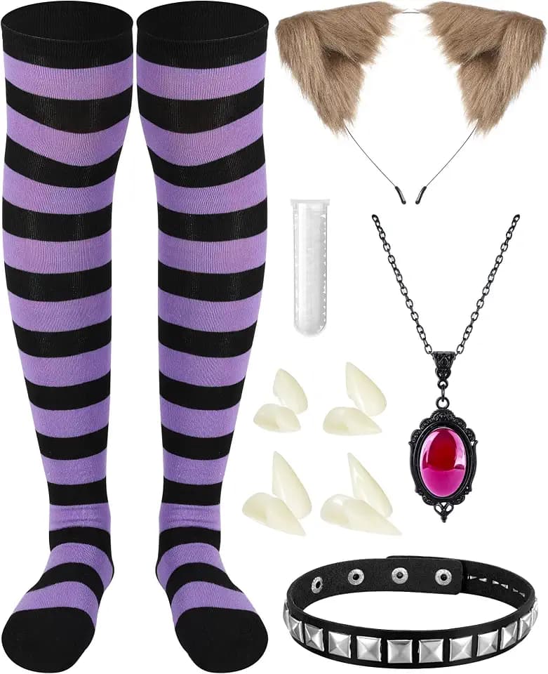 5 Pcs Halloween Wolf Costume Accessories for Women