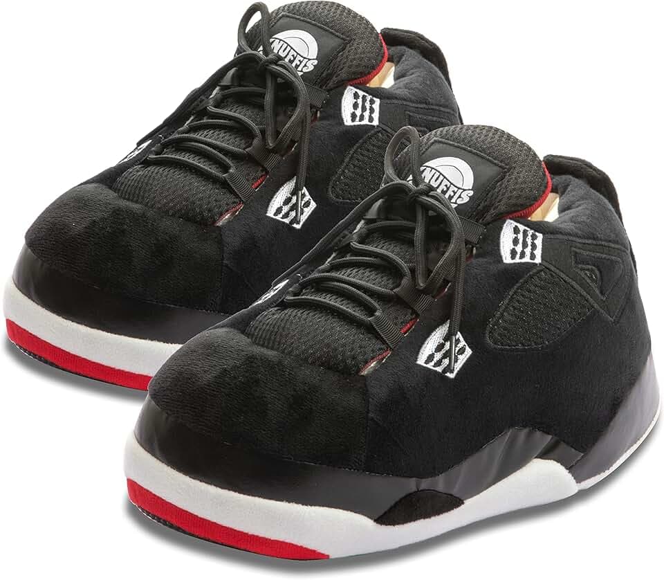 Sneaker Hausschuhe Damen Herren lustige warme Plüsch Pantoffeln 36-45