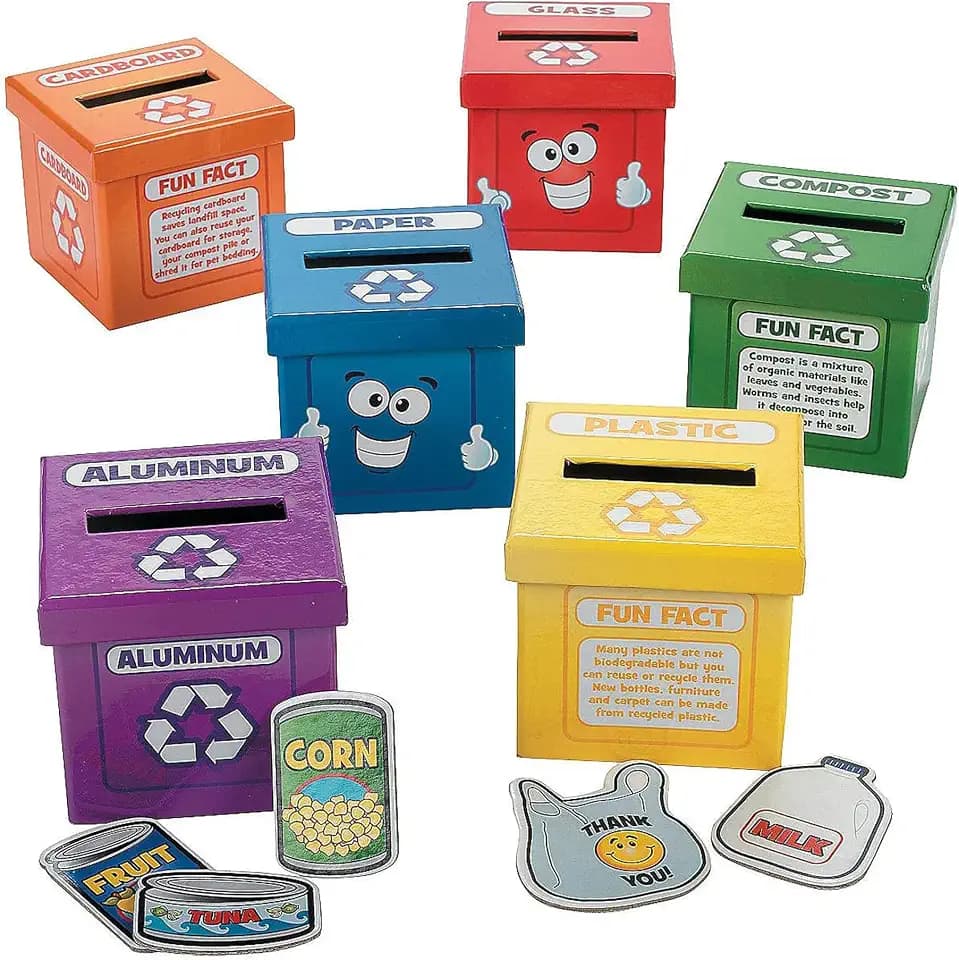 Fun Express Color Sorting Toys for Toddlers 1-3, 54 Pieces