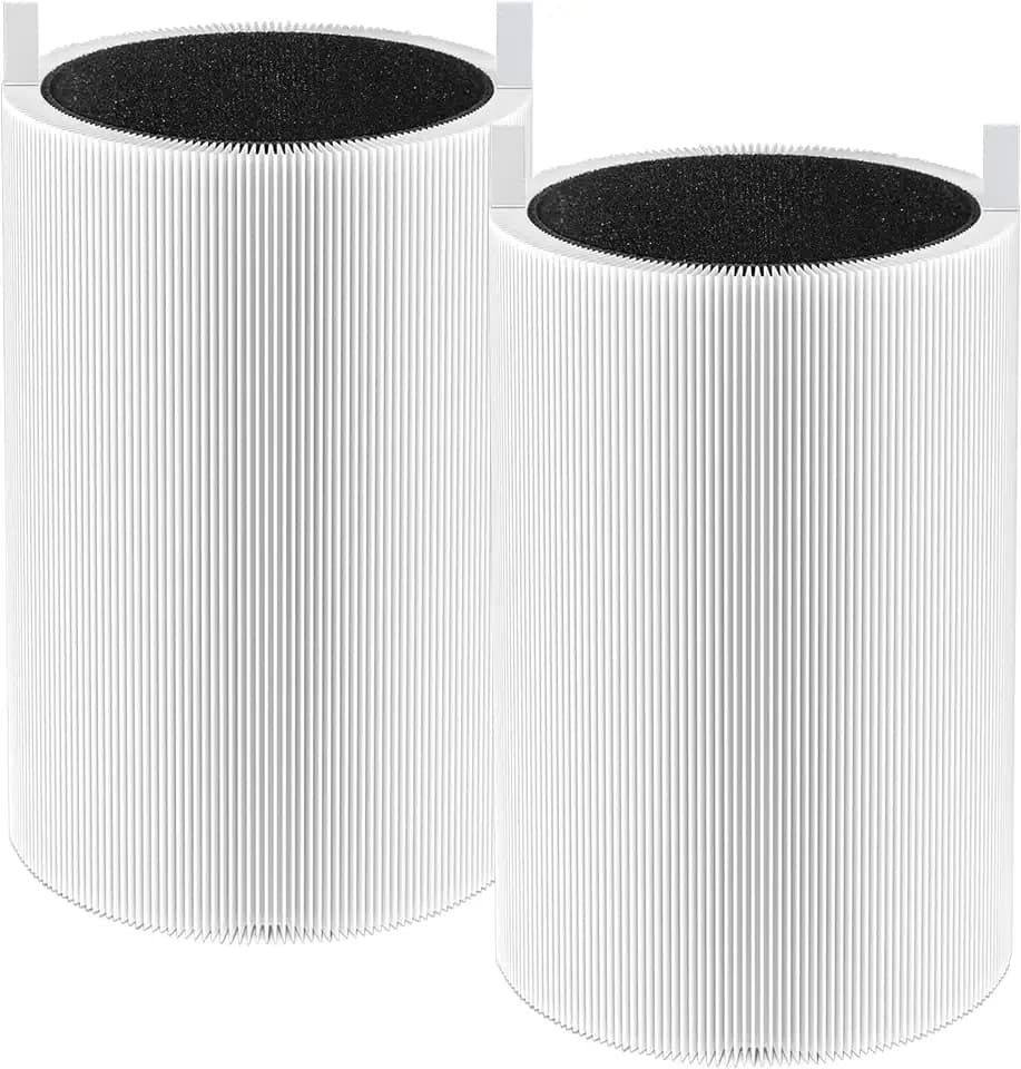 411 HEPA Ersatzfilter Kompatibel mit Blueair Blue Pure 411/3210 Serie Luftreiniger, passend für Modell: Blue Pure 411/411 Auto / 411+, Joy S, 2-Pack