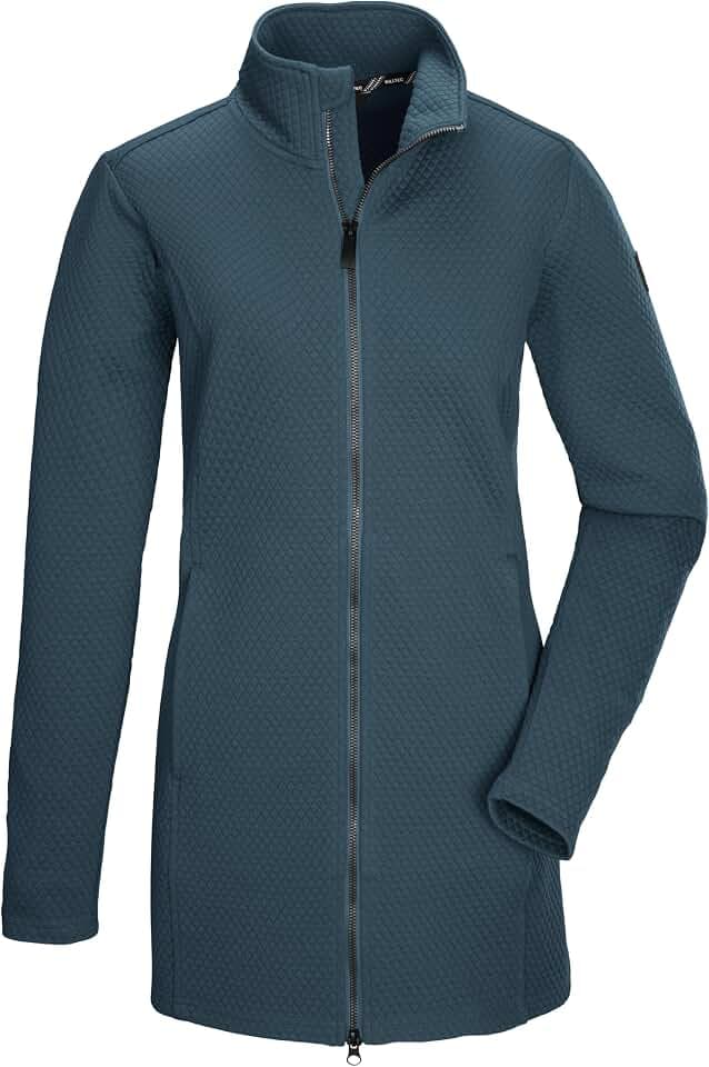Killtec Damen Kow 4 Wmn Flx Jckt Powerstretchjacke/Fleecejacke mit Stehkragen