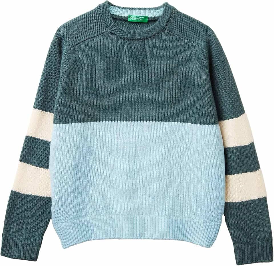 United Colors of Benetton Unisex Kinder Maglia G/C M/L 18exq109q Pullover (1er Pack)