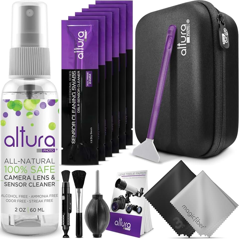 Altura Photo Camera Cleaning Kit, Full Frame Sensor Cleaner DSLR Mirrorless