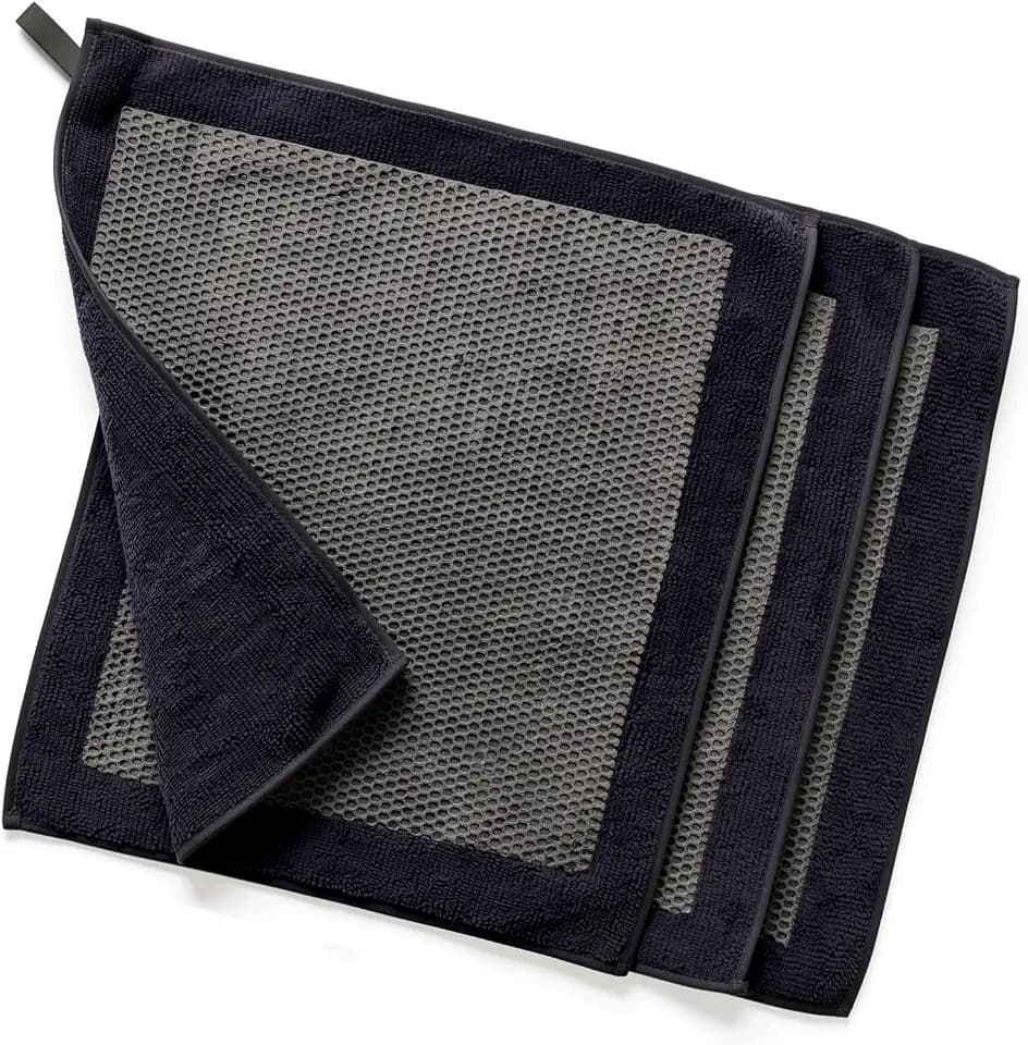 3 Pcs Clay Towel, 12" x 12" Auto Detailing Synthetic Clay bar Towel