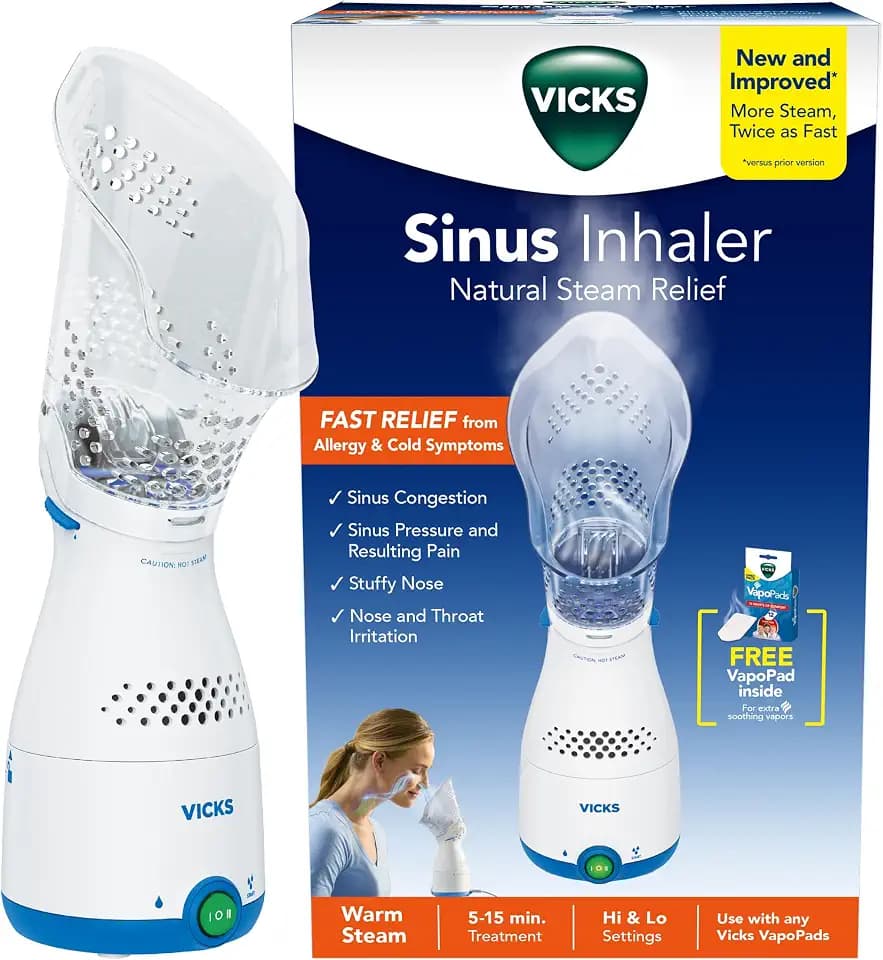 Vicks Sinus Inhaler for Sinus Relief, Works with VapoPads (1 Included)