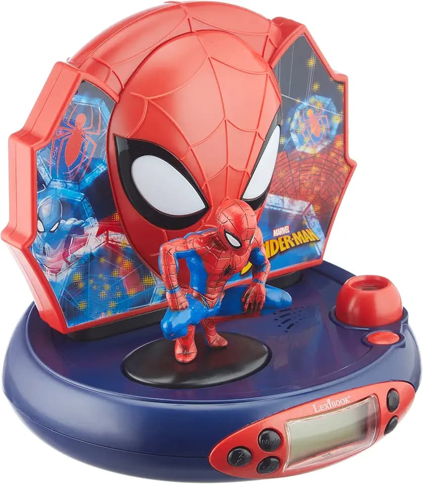 Lexibook, Spider-Man, Projektor-Radiowecker, RP500SP