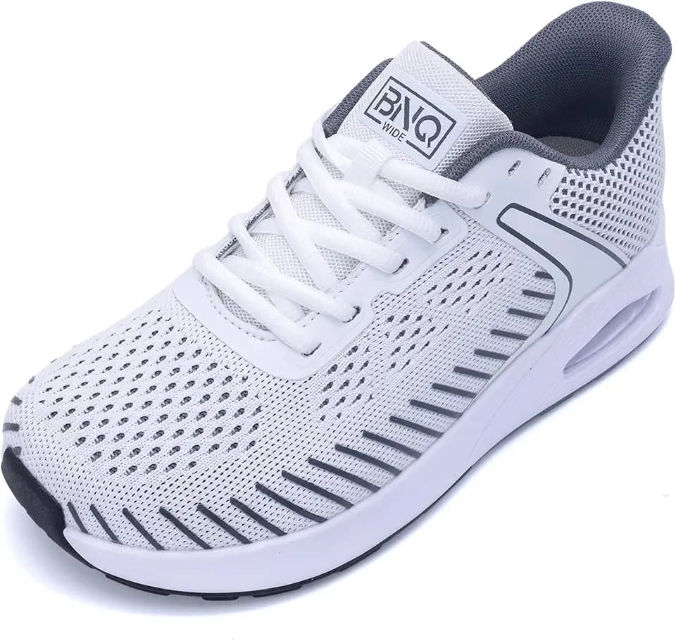 RomenSi Women Wide Toe Box Walking Shoes with Arch Support