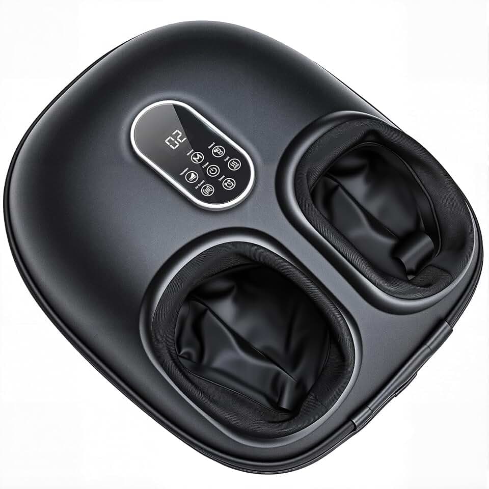 OLIXIS Foot Massager Machine with Heat, Deep Kneading & Air Compression
