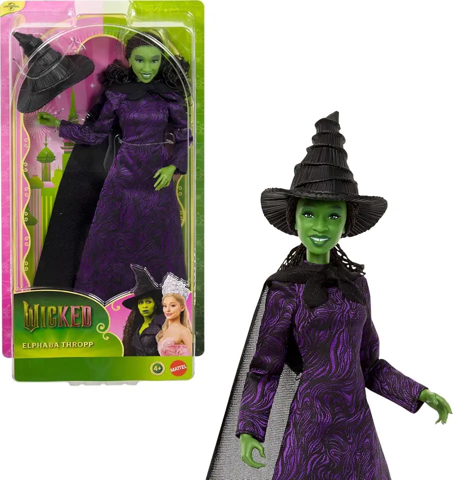 Mattel Universal Pictures’ Wicked Elphaba Thropp Fashion Doll