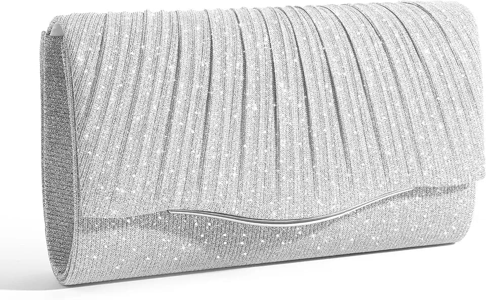 Clutch Purses for Women Formal Evening Clutch with Detachable Chain