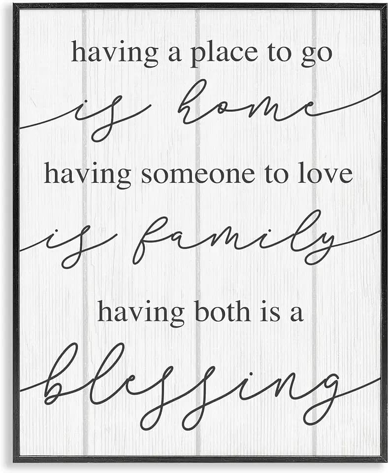 Stupell Industries 'Finding Home Family and Blessing'| Framed Giclee Art