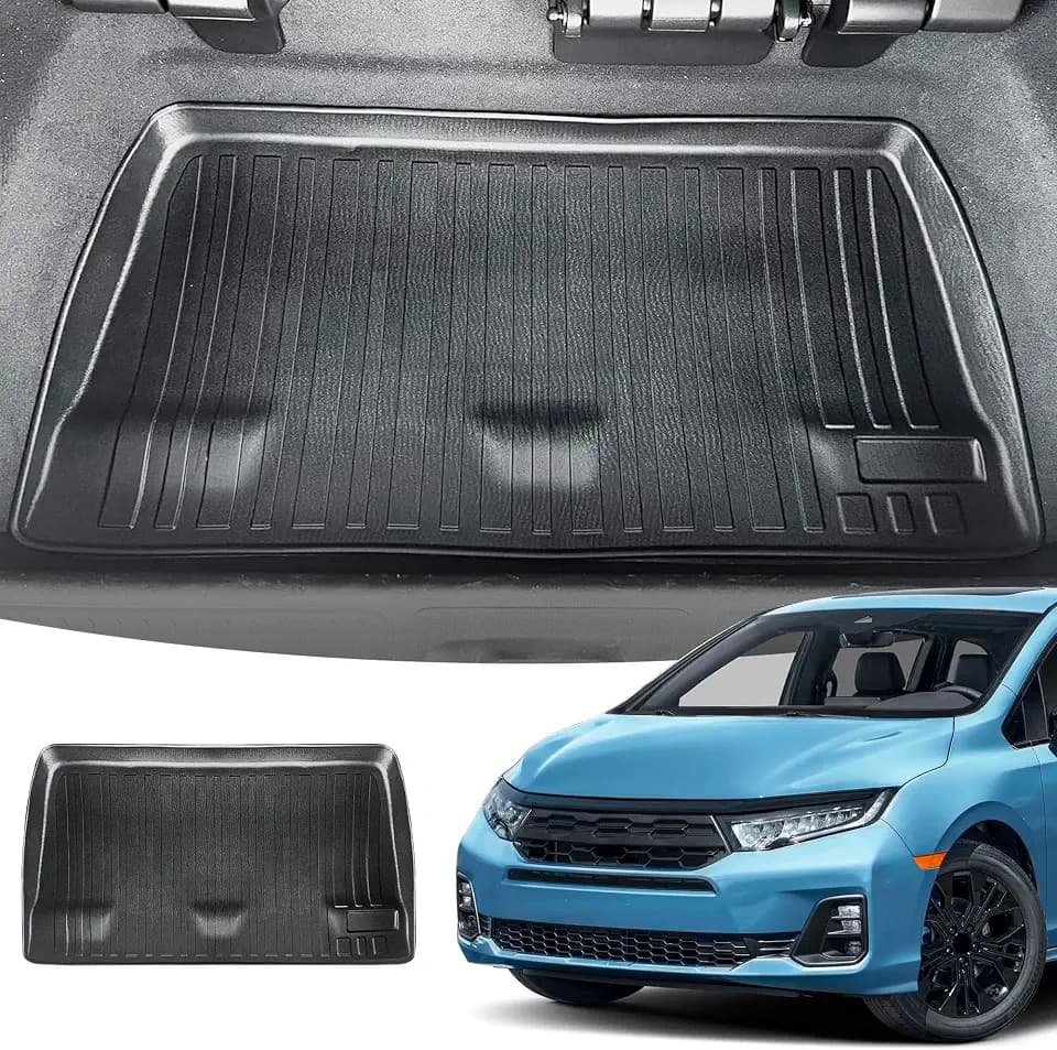 Premium Cargo Liner for Honda Odyssey EX EX-L Sport Touring 2018-2026 - 100% Protection - Custom Fit Car Trunk Mat - All-Season Cargo Mat - 3D Shaped Laser Measured Trunk Liners for Honda Odyssey