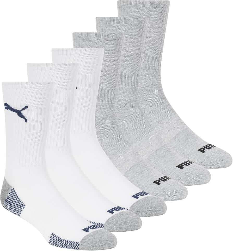 PUMA Men's Crew Socks (6-Pack)