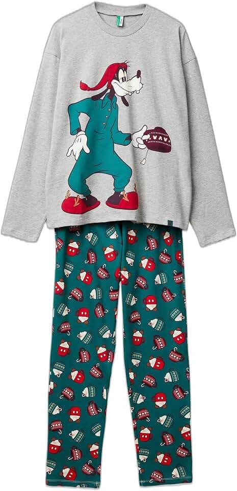 United Colors of Benetton Herren Pig(Maglia+Pant) 3p054p033 Pyjamaset