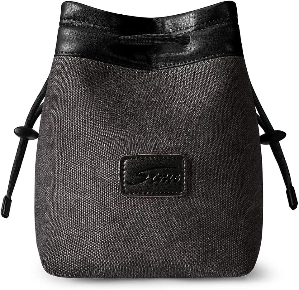 S-ZONE Soft Camera Bag DSLR Insert Handbag Drawstring Lens Case