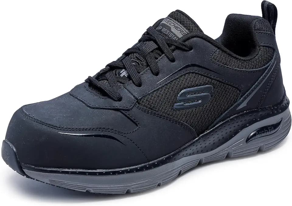 Skechers Men's Lace Up Safety Arch Fit Sr Comp Toe