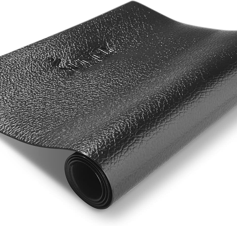Sunny Health & Fitness Equipment Mats, Home Gym Floor Protection, 4 Sizes