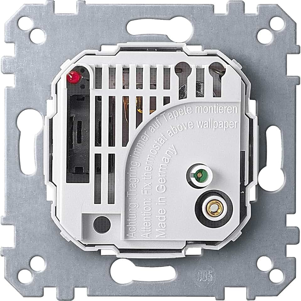 Schneider Electric Merten Raumtemperaturregler-Einsatz mit Schalter, 536302