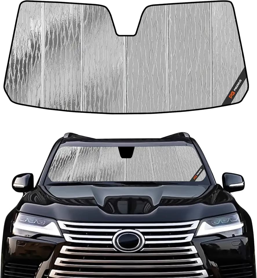 Pigenius Windshield Sunshade for Lexus LX600 2022-2026, LX700h 2025-2026 Front Window Sun Shade - AstraGuard