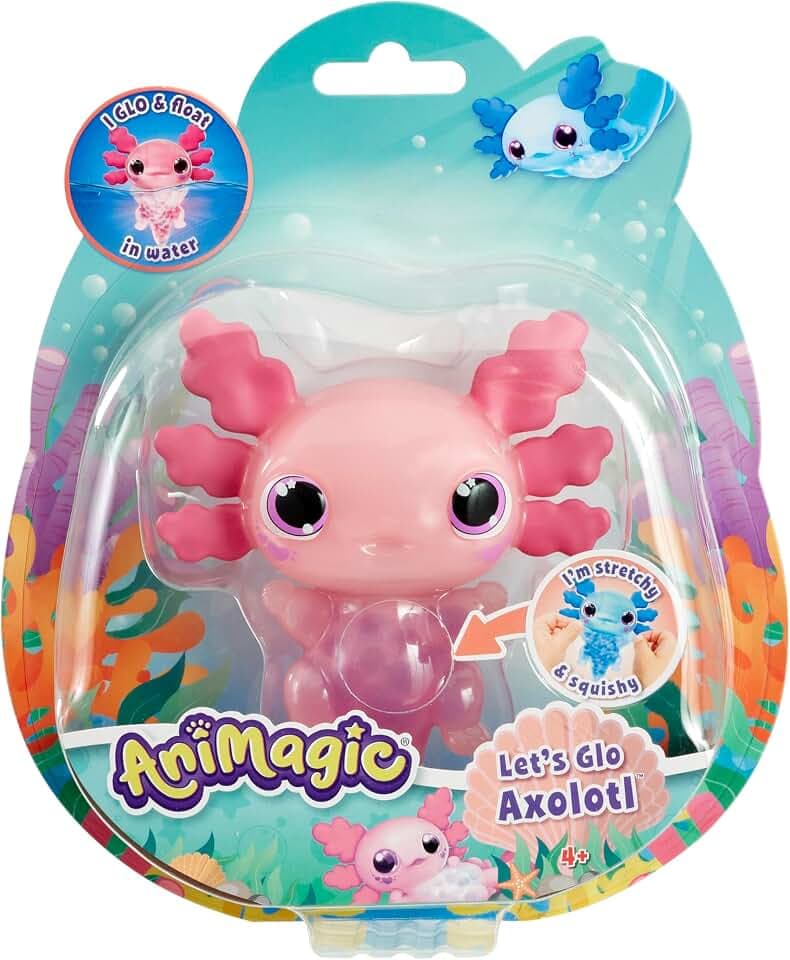 Animagic Let’s Glo Axolotl – Rosa