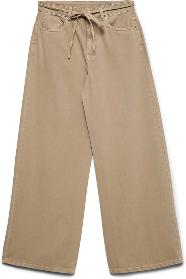 VERO MODA Female Weit geschnitten VMWIEN Mid Rise Weiter Beinschnitt Jeans