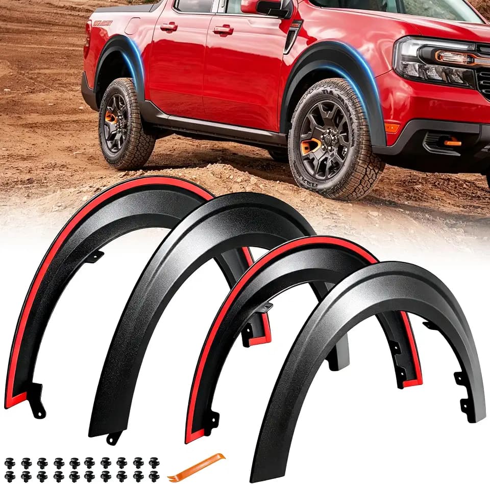 Fender Flares for Ford Maverick 2026 2022-2025, One-Piece, Set of 4