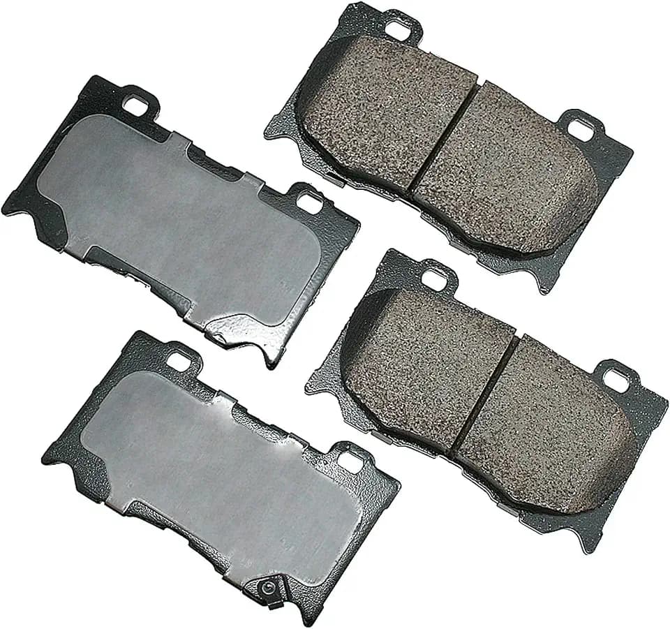Akebono ACT1346 Front Brake Pad, GREY