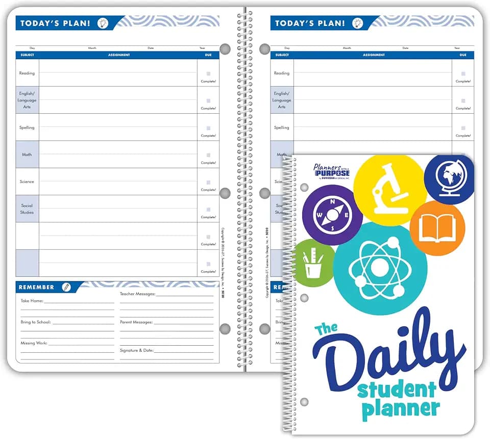 The Daily Student Planner, Year-Long Undated (5020)