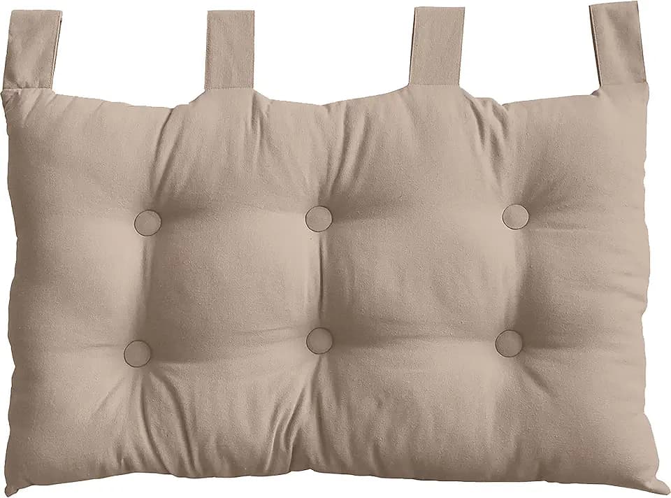Enjoy Home Kopfteil Stoff 70 x 9 x 45 cm, natur, 9 X 45 CM