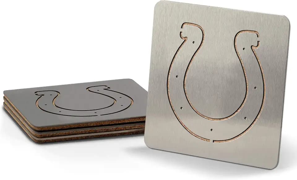 YouTheFan NFL Indianapolis Colts Boaster Drink Coasters