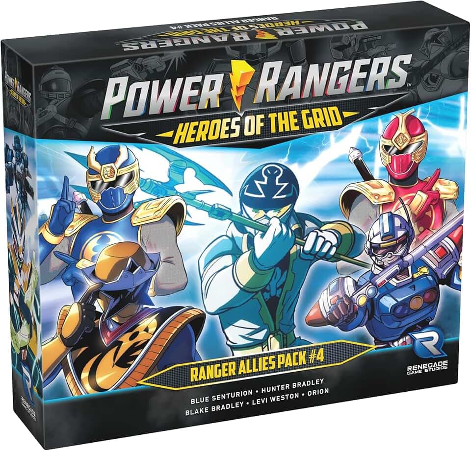 Renegade Game Studios Power Rangers Heroes of the Grid Allies Pack #4