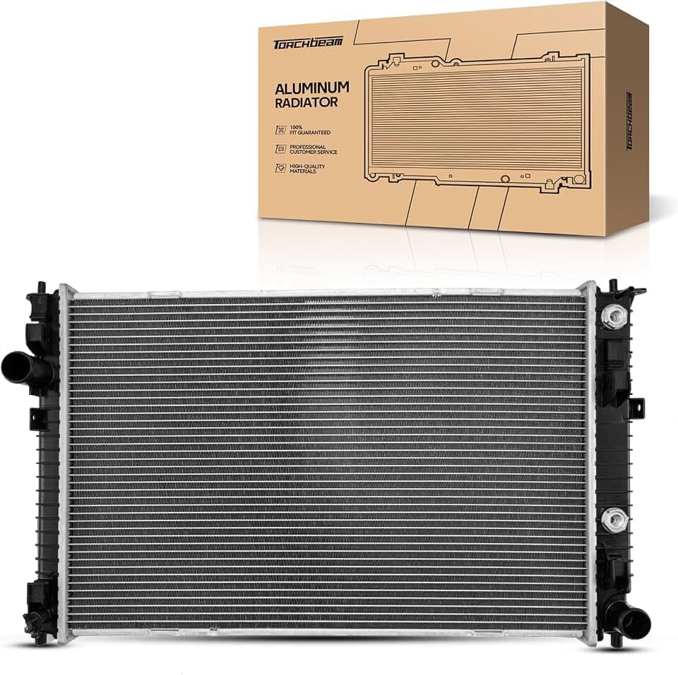 Torchbeam Car Aluminum Core Radiators Compatible with 2010-2012 Fusion 2.5L, 2010-2012 Fusion 3.0L, 2010-2011 Milan 2.5L, 2010-2011 Milan 3.0L Transmission Oil Cooler Included