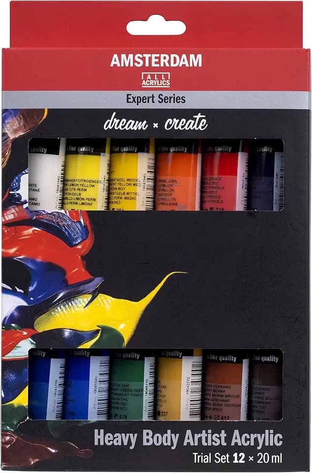Amsterdam Expert Series Acrylfarben Probierset | 12 x 20 ml (19820512)