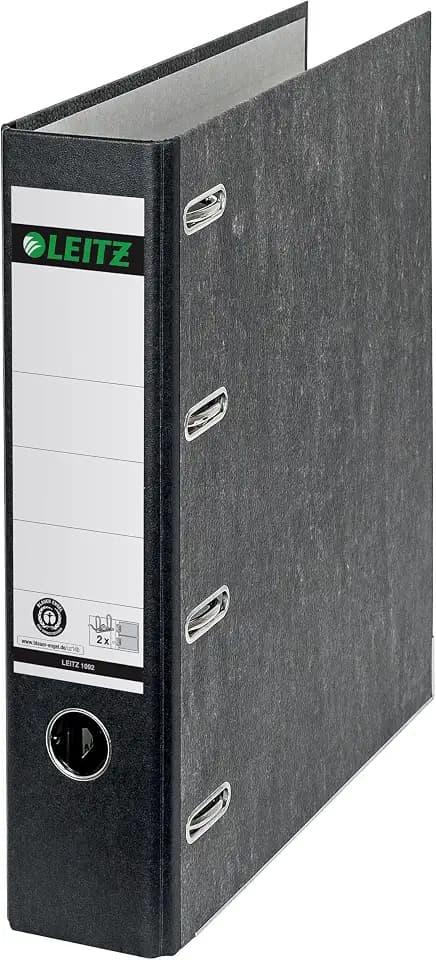 Leitz Standard-Doppelordner mit zwei Mechaniken, Wolkenmarmor-Papier