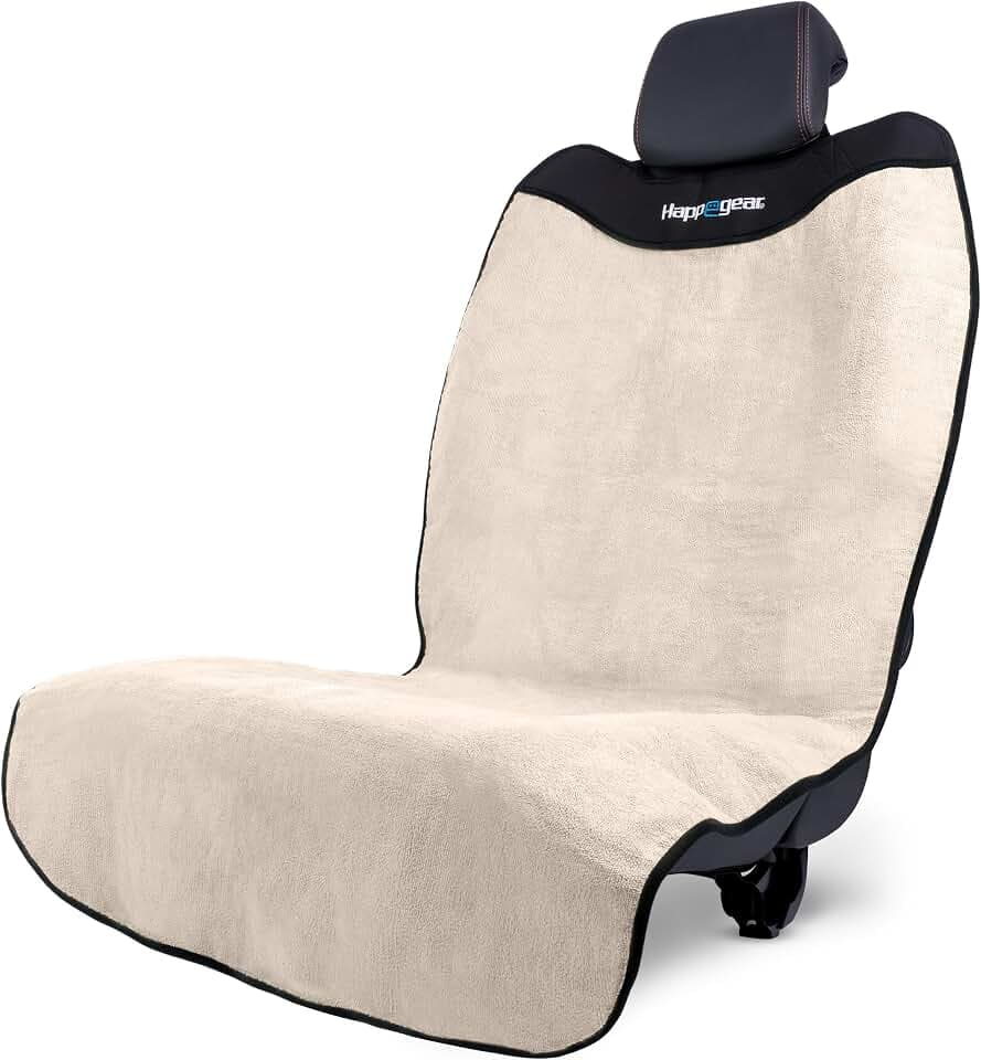 HAPPEGEAR Happeseat Waterproof Car Seat Cover & Protector, Sand