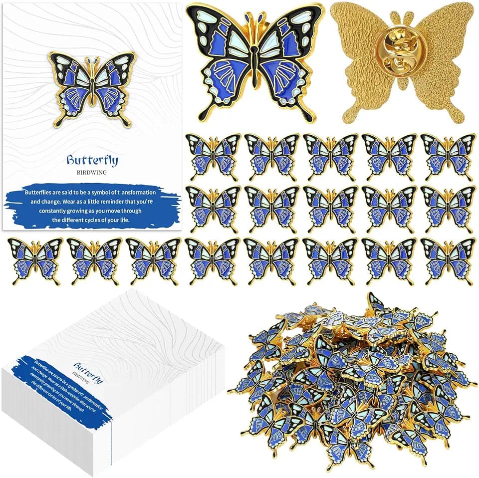Liliaafar 60 Sets Butterfly Funeral Favors Bulk for Guests