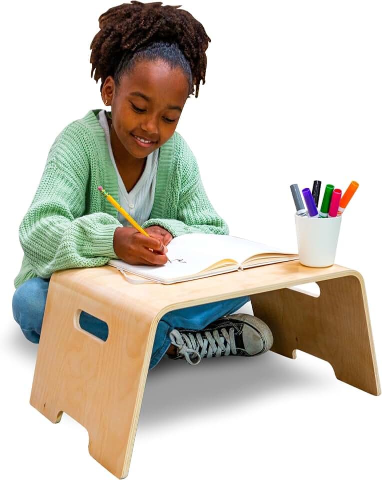 Rossie Home Bentwood Floor Kids Activity Lap Desk - Natural