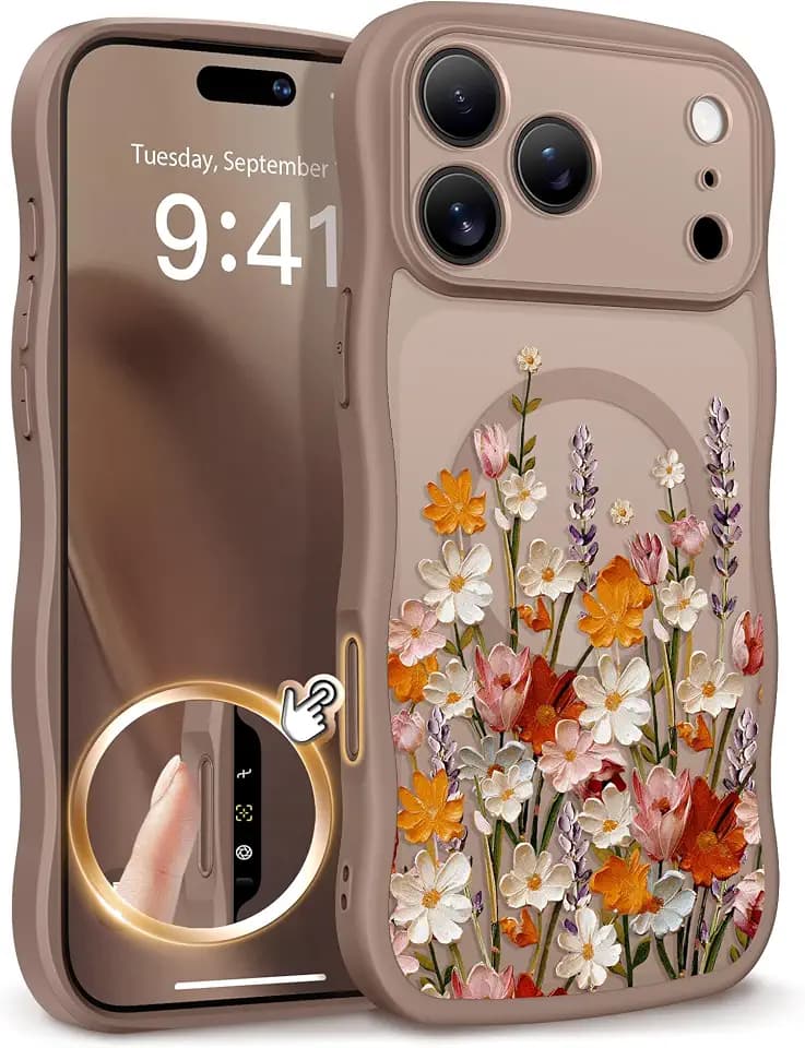 GVIEWIN for iPhone 18 Pro Case/17 Pro Case Compatible with MagSafe