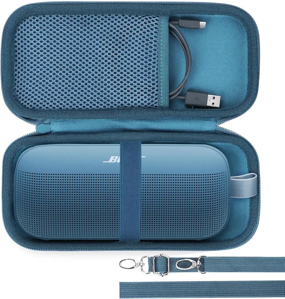 Lebakort Hard Case Compatible with Bose SoundLink Flex 2nd Gen/Bose SoundLink Flex Portable Speaker, Blue Dusk Case