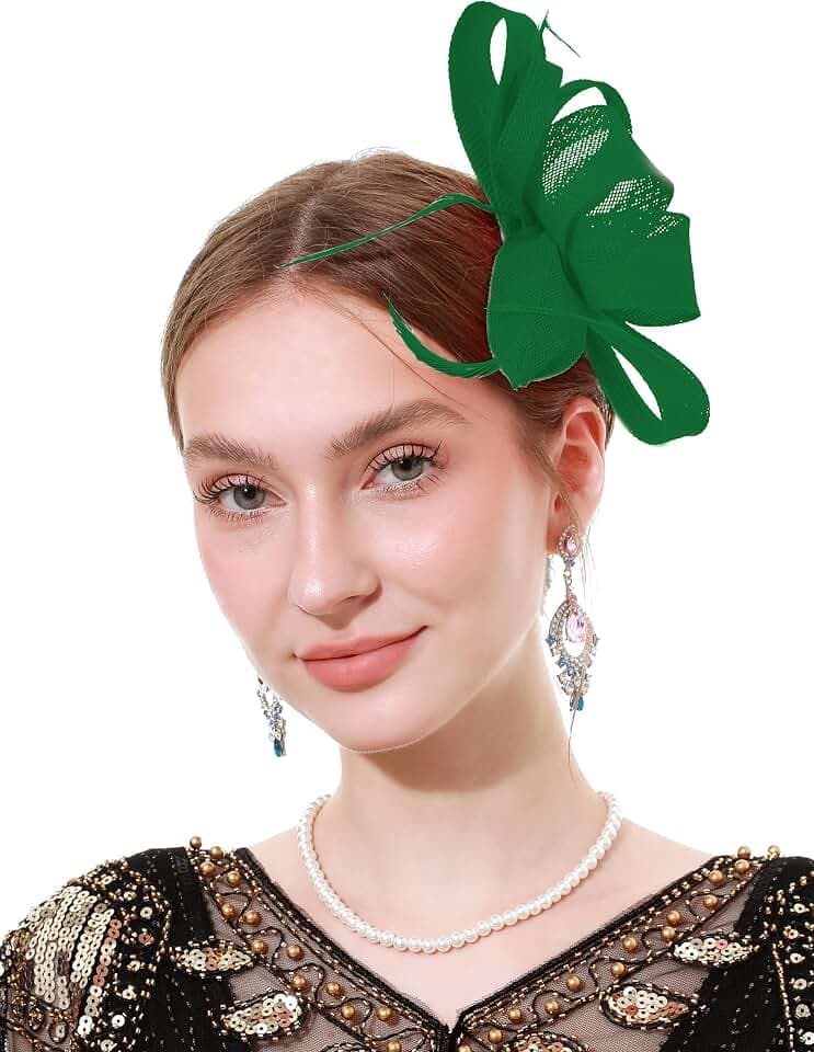 sy soul young Women's Fascinator Hat Victorian Headwear with Hairpin