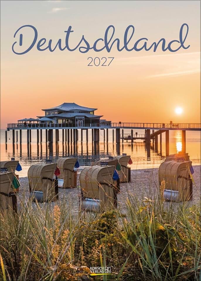 Deutschland 2027: Wandkalender mit Fotos von Deutschland. Format 30 x 42 cm.