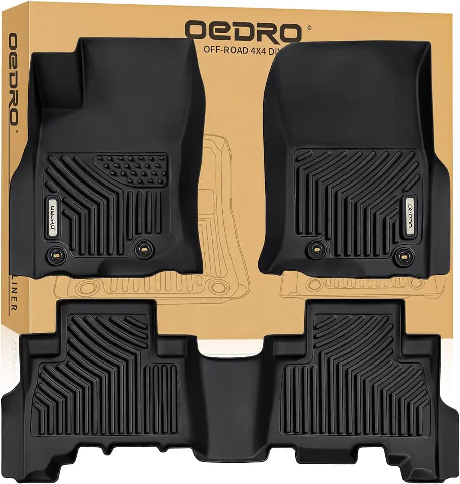 OEDRO Floor Mats Fit for 2019-2025 Honda Passport, All-Weather Protection