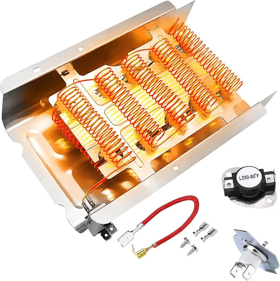 MEDC465HW0 WED4815EW1 MEDC300BW0 MEDC200XW1 EED4400WQ WED5300SQ0 WED5000DW2 MED4500MW0 Dryer Heating Element For Maytag Whirlpool by APPLIANCEMATES