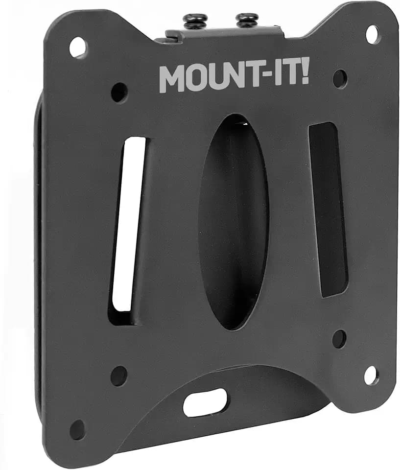 Mount-It! Ultra Low Profile Fixed TV Wall Mount 19-32 in, 0.55 in, 60 lb