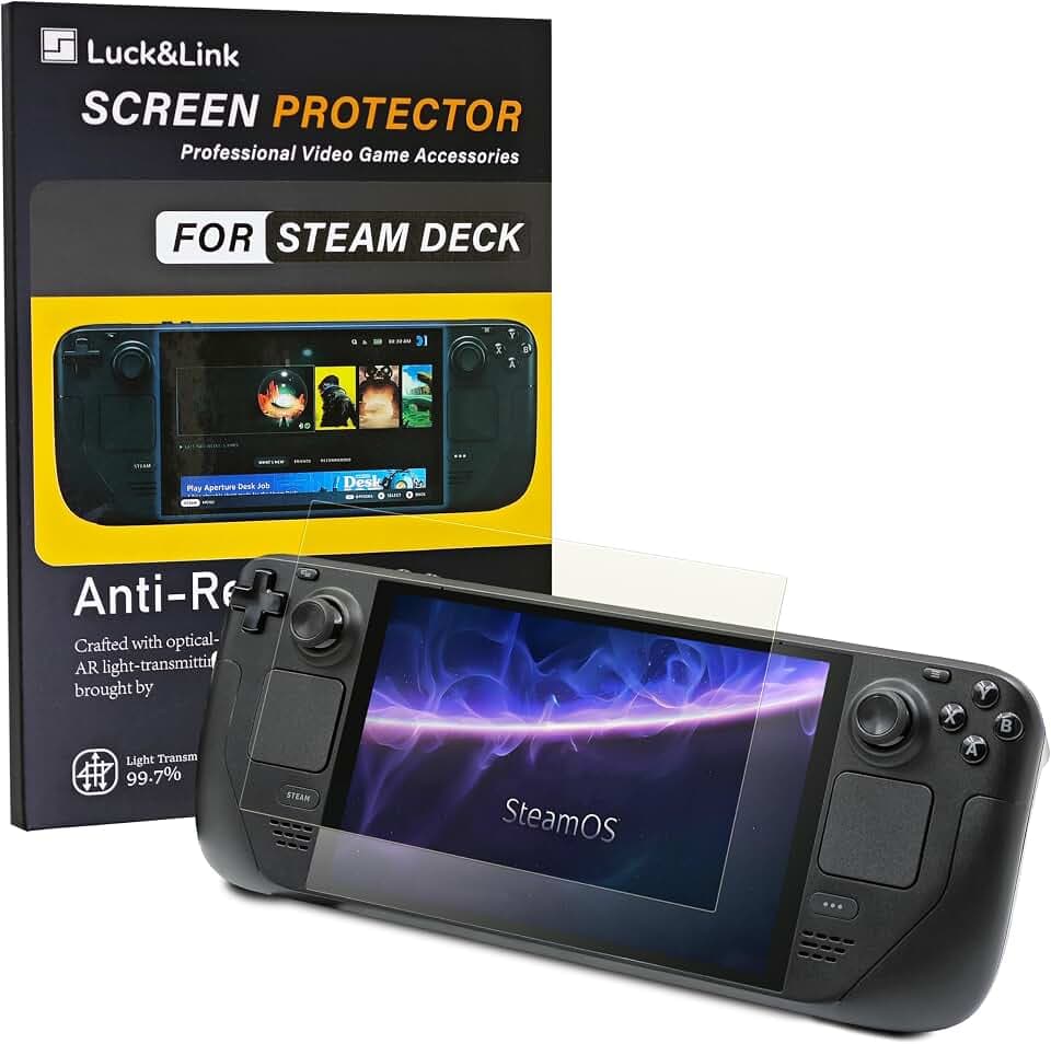 [Anti-Reflectance AR Screen Protector Designed for Steam Deck/Steam Deck OLED,Ultra high definition/Reduce reflection/Enhance screen transparency Come with Toolkits,3-Pack(AR*2/UHD*1)