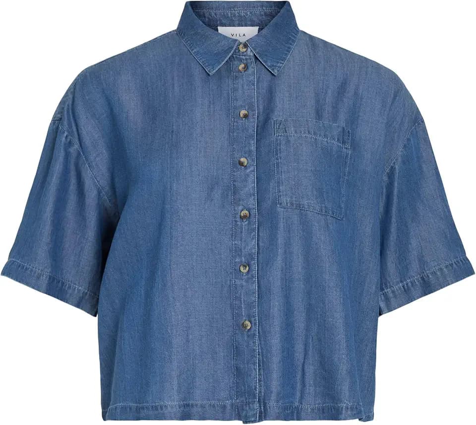 Vila Damen Vitevira 2/4 Shirt/Vol Vitevira 2/4 Shirt/Vol (1er Pack)