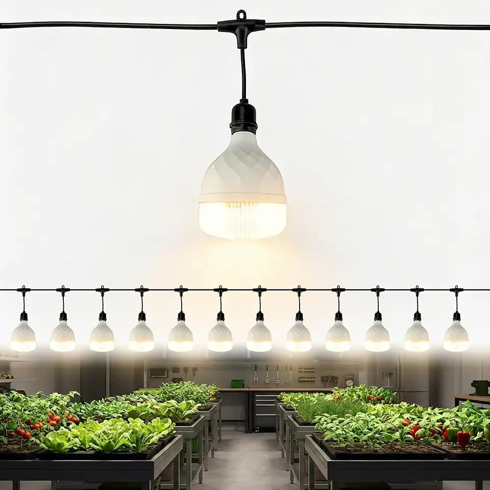 Soliseed 12 LED Full Spectrum Grow Light String Hanging Lights