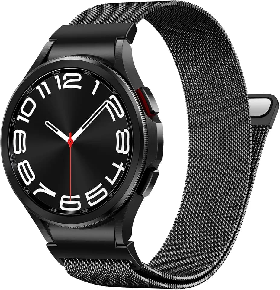 PIOWNN Metall Armband Kompatibel mit Samsung Galaxy Watch 7 6 5 4 Armband