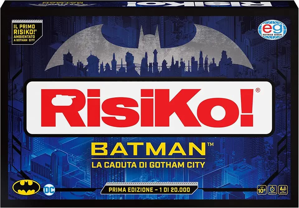 Spin Master - Editrice Giochi, Risiko! Batman DC, Strategiespiel, Brettspiel, ab 10 Jahren, Italienische Version