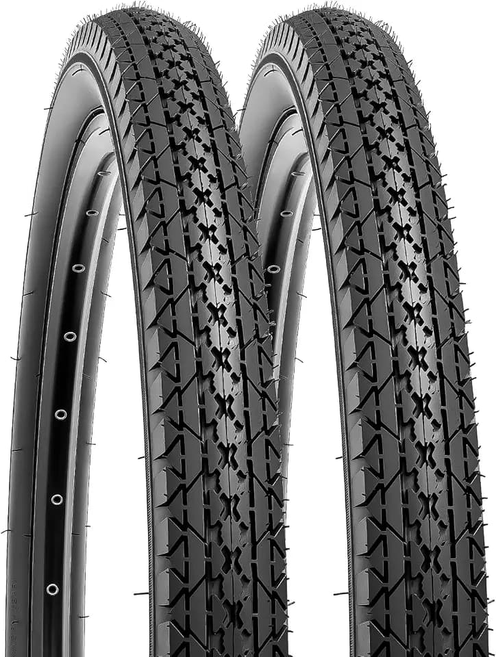 YUNSCM 2-PCS 26" Road Bike Tires 26x1.95/50-559 Compatible with Beach Cruiser Bike Tires 26 x 1.95 Bike Bicycle Tires (Y-686)